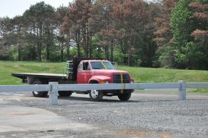 Ross Technology Post and Beam Fence ASTM F2656 M50 P1 crash test