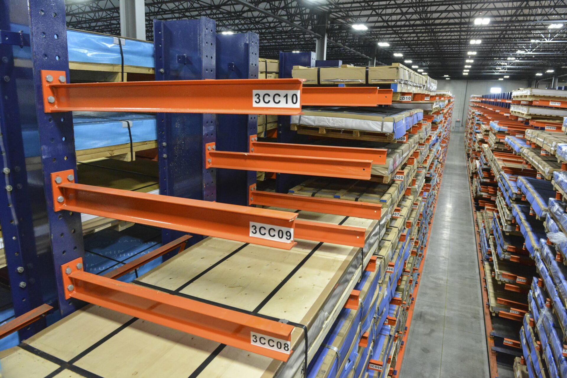 Dexco Vertical Cantilever Storage Racks