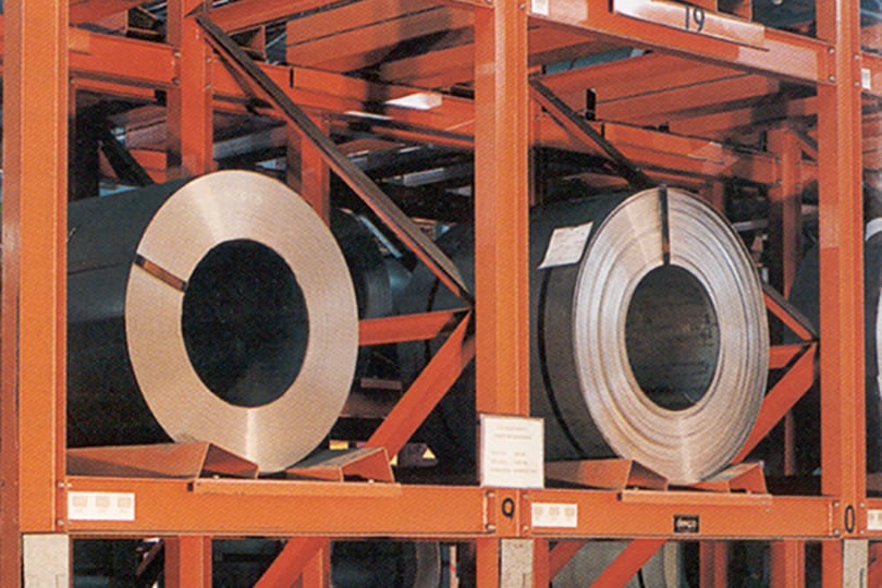 Dexco Cradle Coil Racking System Close Up