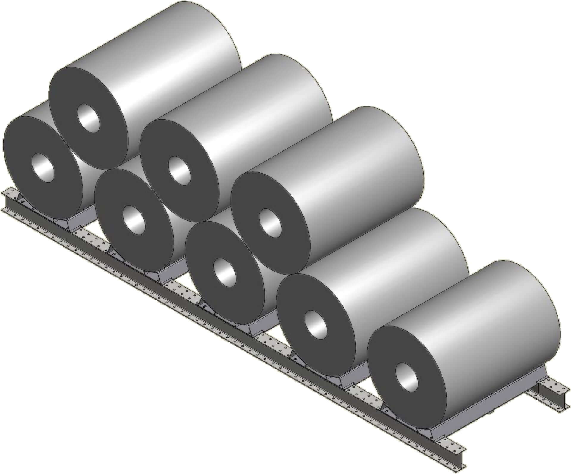 Dexco Heavy Duty Structural Floor Beam Coil Rack