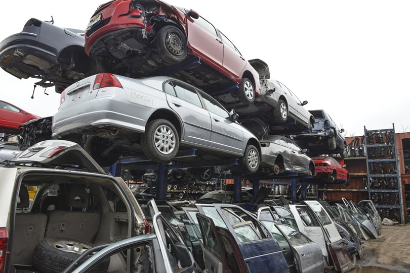 Ross Technology Dexco Heavy Duty Structural I-Beam Salvage Yard Rack Systems AAA NJ