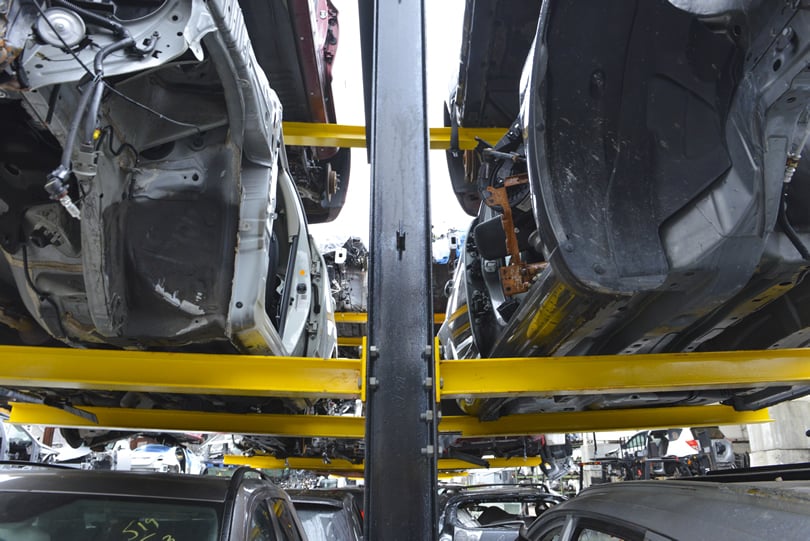 Ross Technology Dexco Heavy Duty Structural I-Beam Salvage Yard Rack Systems Glen Cove NY