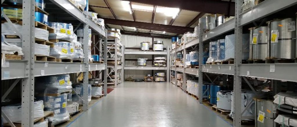 Henderson Stamping and Production, Inc installed Dexco Heavy Duty Wide Span Racks