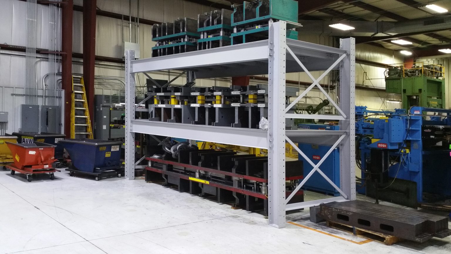 Industrial Storage Racks For Injection & Plastic Molds