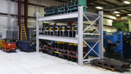Addres Label Rack Mold Industrial Storage Racks For Injection & Plastic Molds