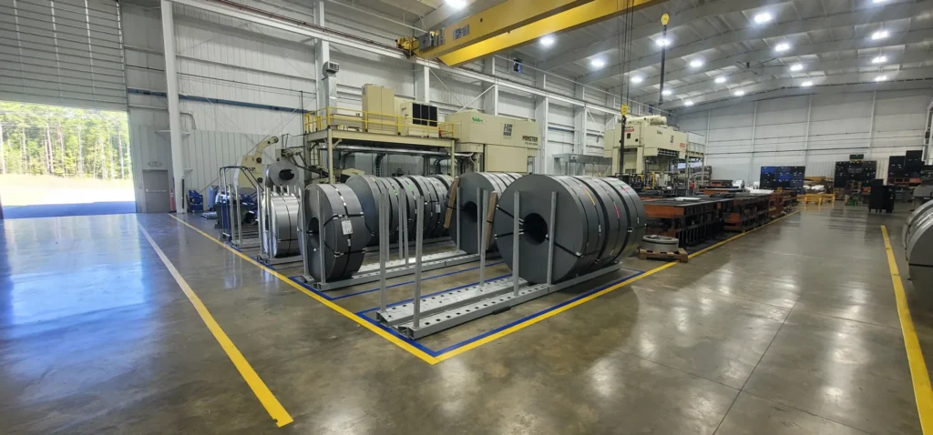 Slit Coil Storage Racks Steel Coil Racks & Industrial Coil Storage Rack Systems