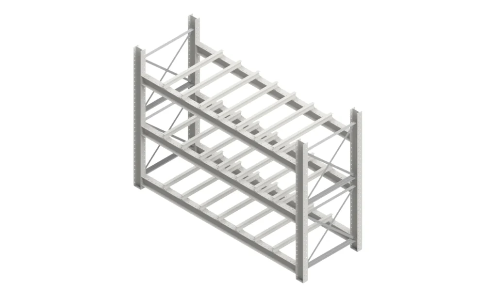 Deep Widespan Rack with Fork Entry Bars