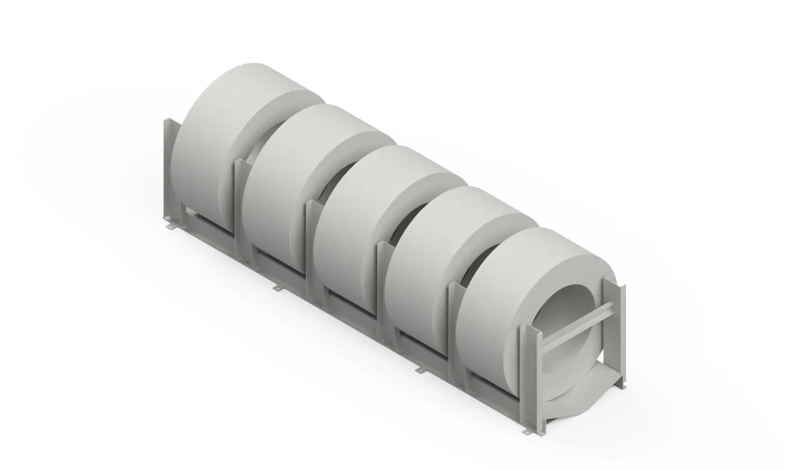 Coil Floor Cradle Rack