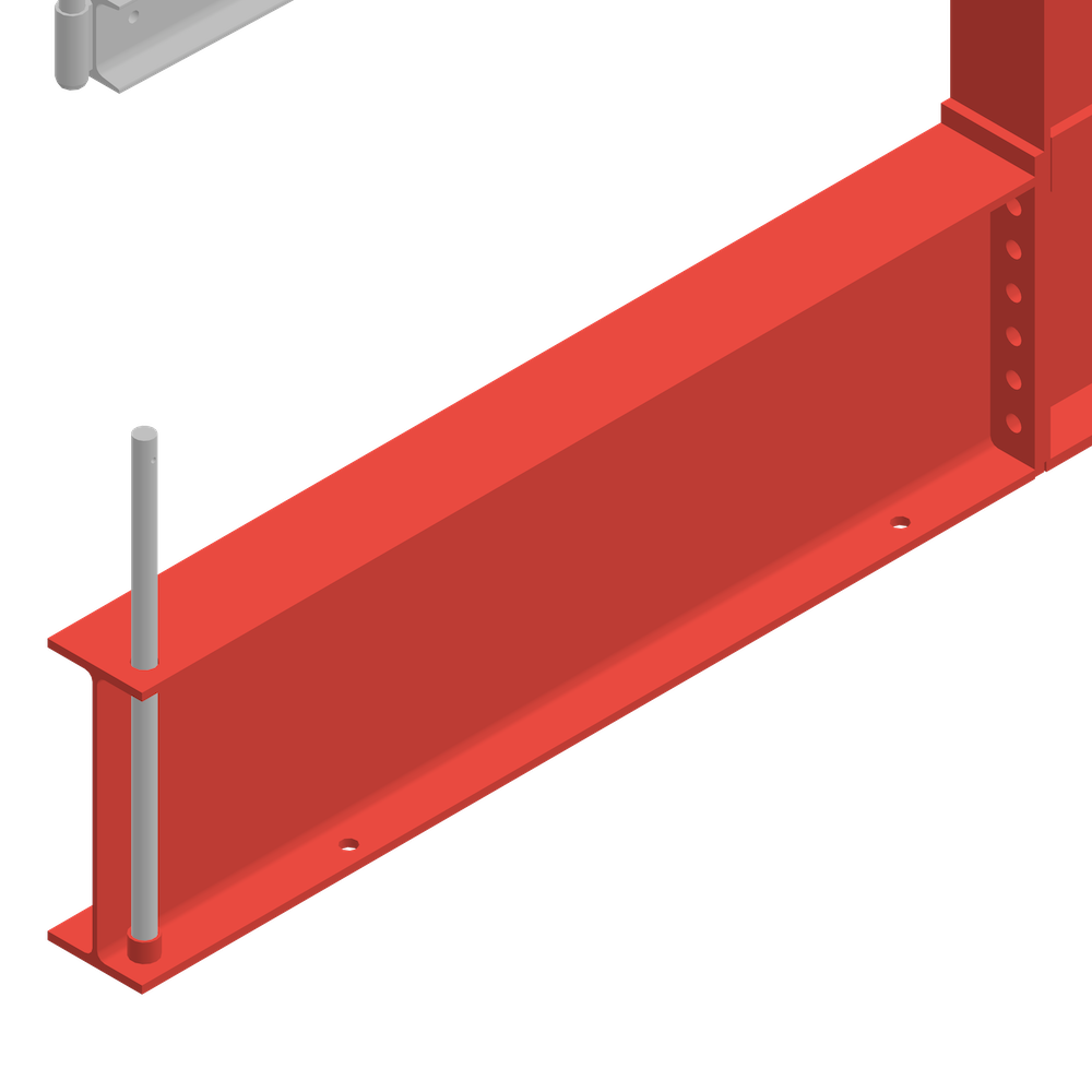 Column Base Stop Attachment Detail