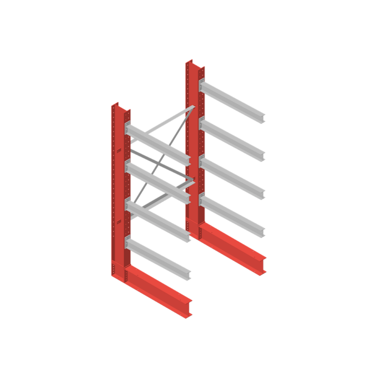 Heavy-Duty Cantilever Storage Racks | I-Beam Racking