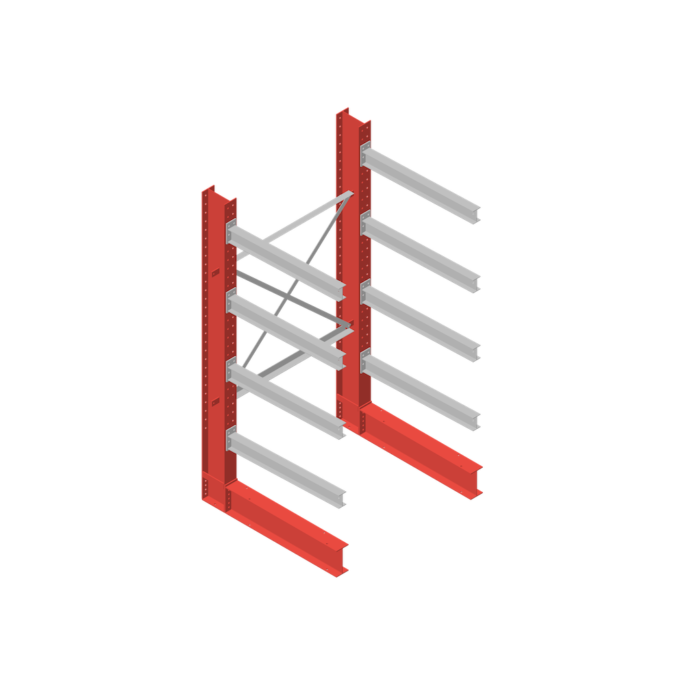 Single Sided Cantilever CAD Drawing