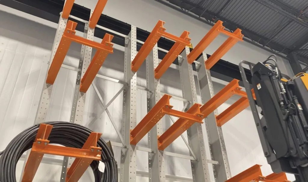 Convyor Link Spool Rack Steel Coil Racks & Industrial Coil Storage Rack Systems