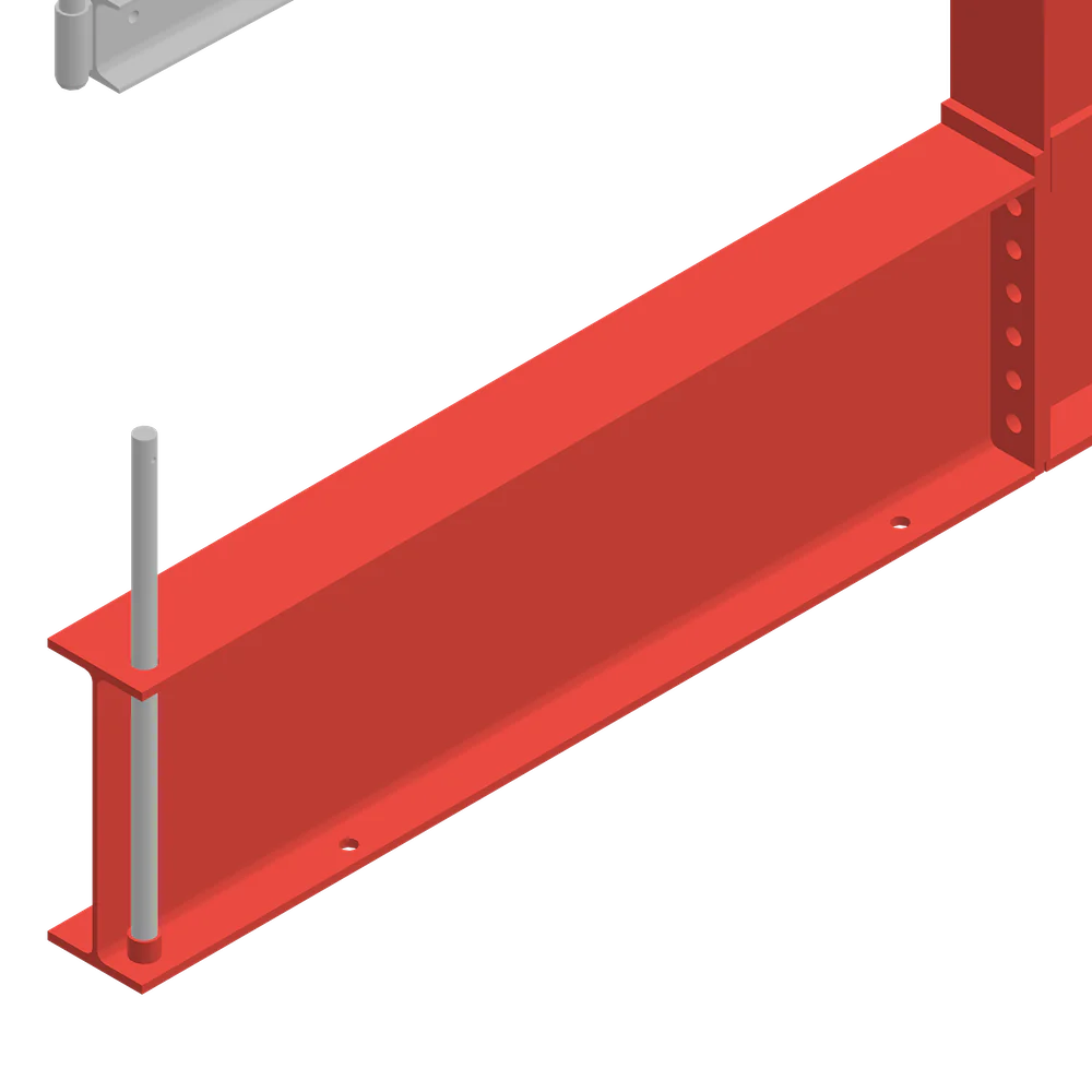Column Base Stop Attachment Detail