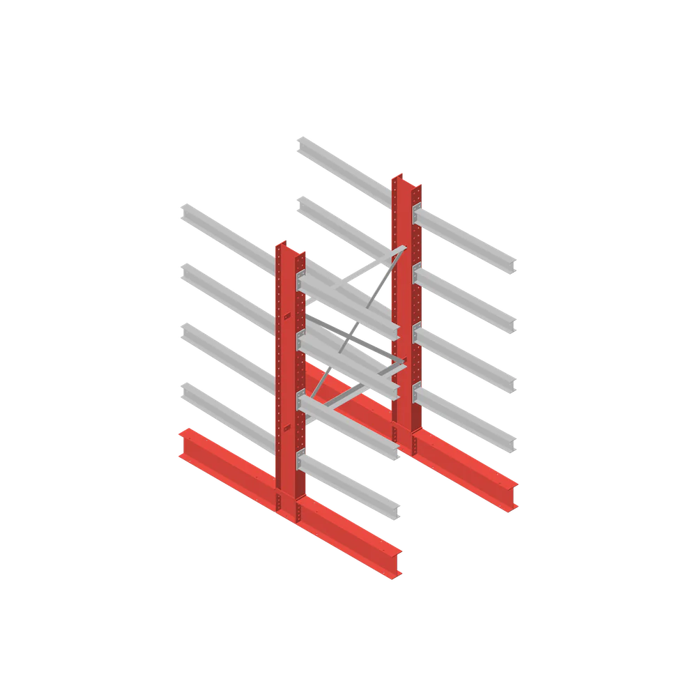 Double Sided Cantilever CAD Drawing